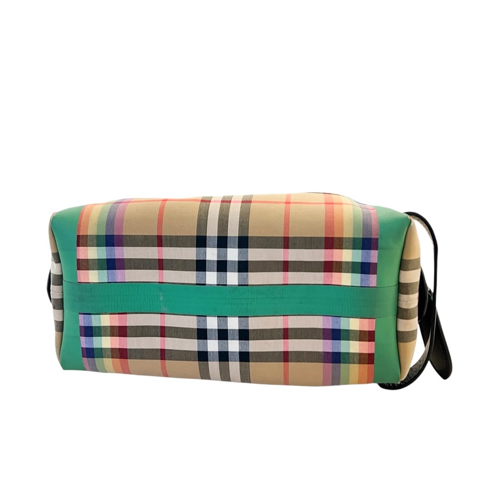 Burberry Vintage Check Rainbow  tolitery bag